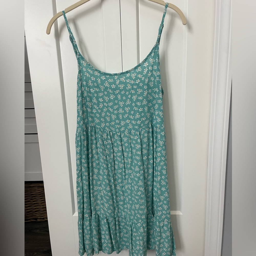 Aeropostale Teal Flower Spring Dress size XS